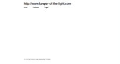 Desktop Screenshot of keeper-of-the-light.com